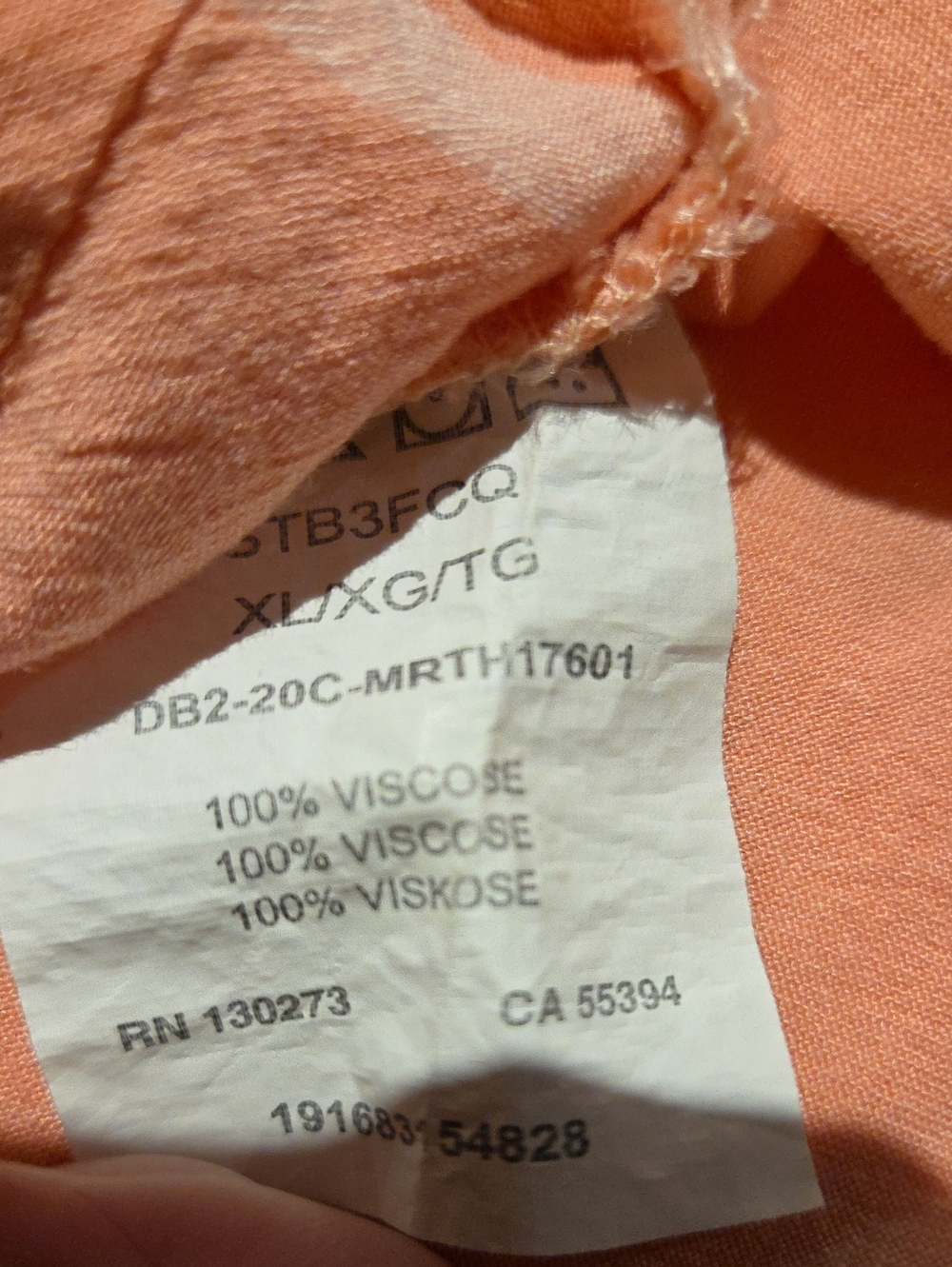 Size XL Riders by Lee Indigo Pink Striped Pintuck Popover Blouse - Picture 4 of 5